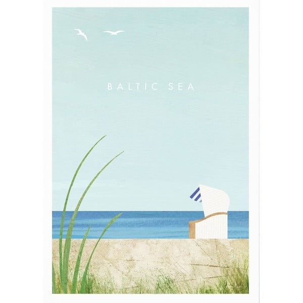 Plakát 30x40 cm Baltic Sea – Travelposter