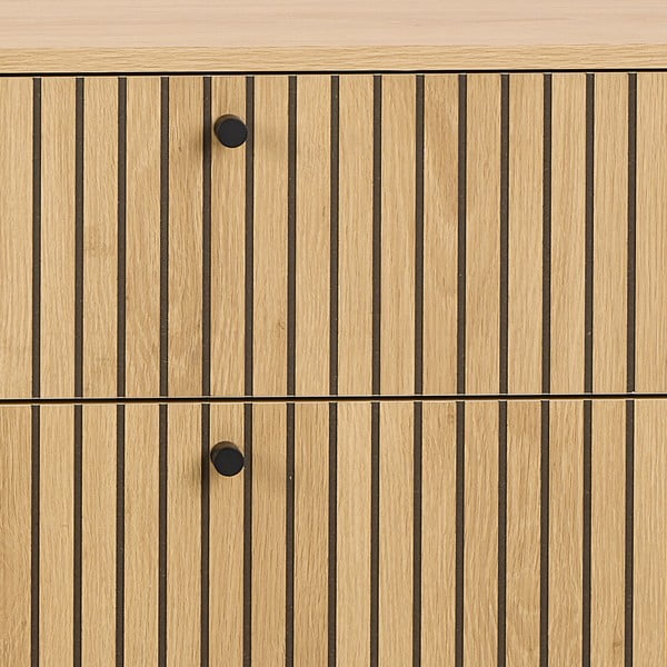 Komoda v dekoru dubu v přírodní barvě 158x80x40 cm Albany  – Actona-image-4