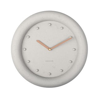 Šedé nástěnné hodiny Karlsson Petra, ø 30 cm