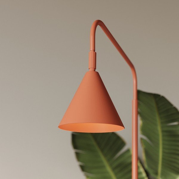 Ocelová stojací lampa s ohybatelnou konstrukcí v cihlové barvě (výška 165 cm) Zylo – Sollux-image-4