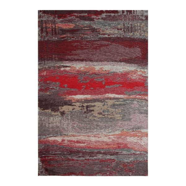 Koberec Eco Rugs Red Abstract, 200 x 290 cm