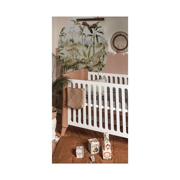 Dětská samolepka na zeď 150x150 cm Dino World in a Circle – Dekornik-image-1