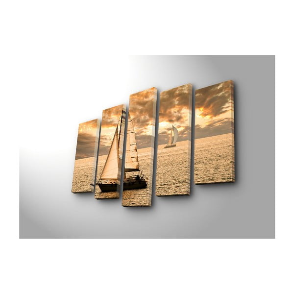Vícedílný obraz Boat, 105 x 70 cm-image-3