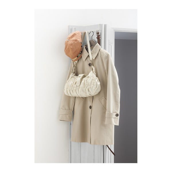 Bílý kovový věšák na dveře 30 cm Tower – YAMAZAKI-image-2