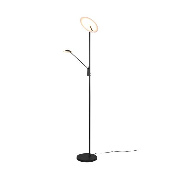 Matně černá LED stmívatelná stojací lampa (výška 180 cm) Brantford – Trio-image-2