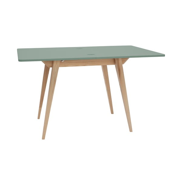 Rozkládací jídelní stůl se zelenou deskou 65x90 cm Envelope – Ragaba-image-3