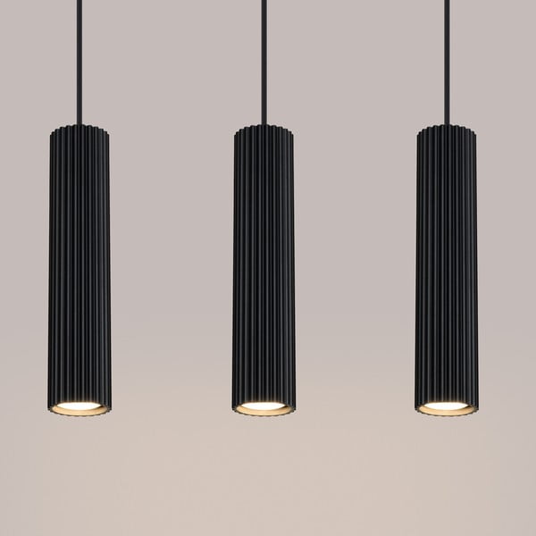 Černé závěsné svítidlo Gleam – Sollux-image-1