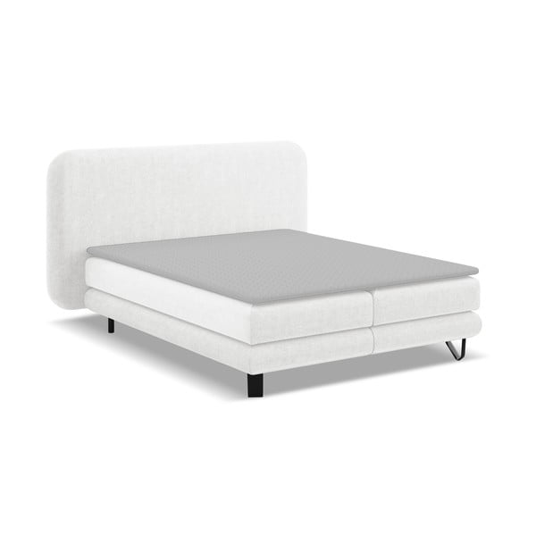 Bílá boxspring postel 180x200 cm Ilima – Makamii