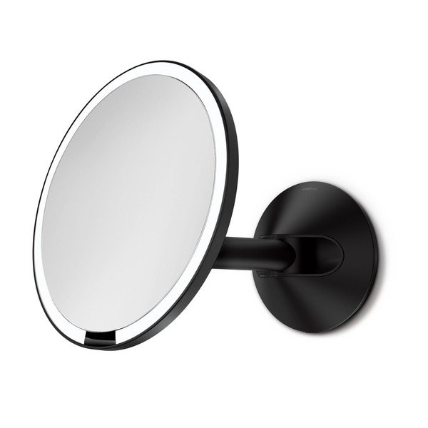 Nástěnné/kosmetické zrcadlo s osvětlením/zvětšovací (zvětšení 5x) 8x23 cm Sensor – simplehuman