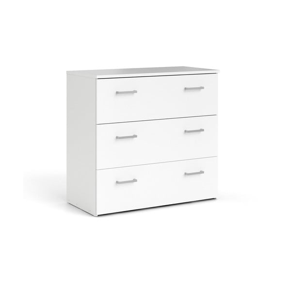 Bílá nízká komoda 74x70 cm Space – Tvilum-image-2