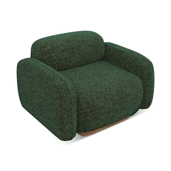 Tmavě zelené křeslo Ailani – Makamii-image-3