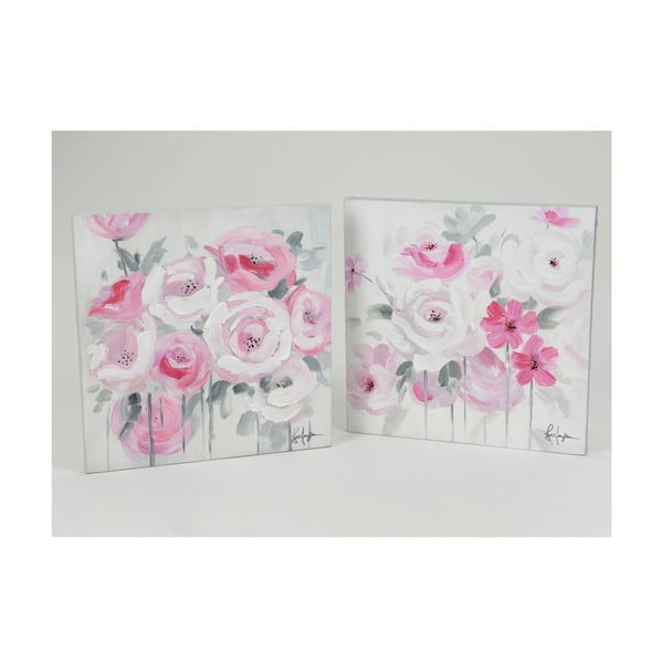 Plátna Floral Roses 50x50 cm, 2 ks