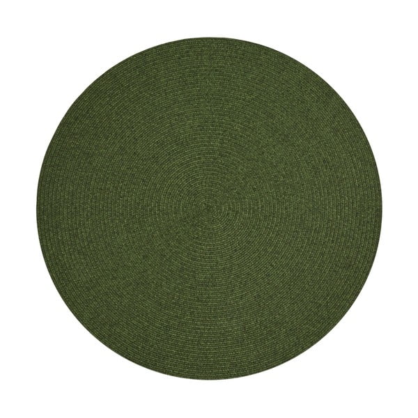 Zelený kulatý venkovní koberec ø 200 cm - NORTHRUGS