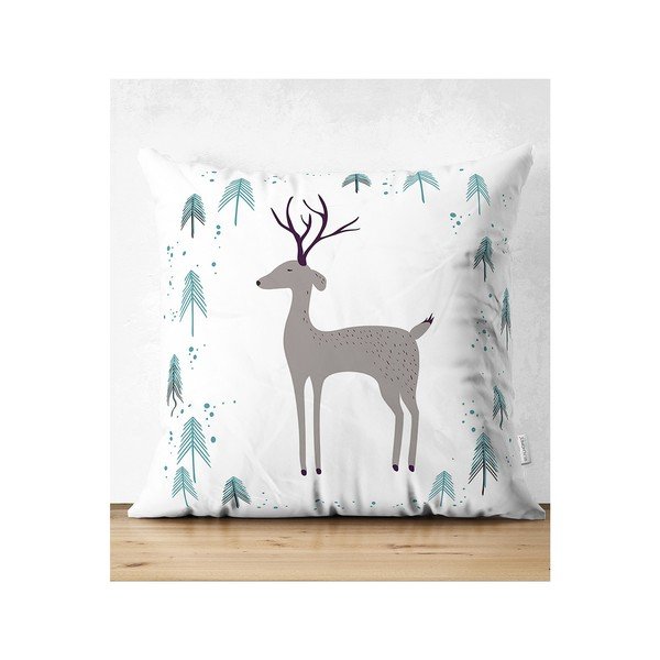 Sada 4 vánočních povlaků na polštář a běhounu na stůl Minimalist Cushion Covers Winter Wonderland-image-4