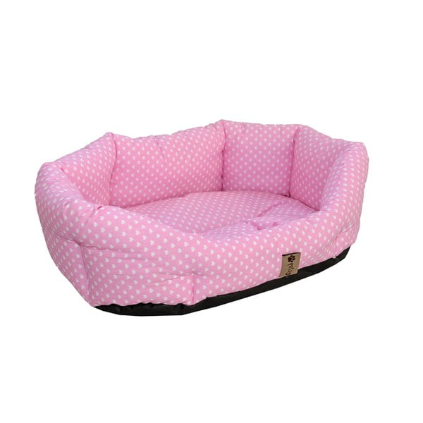 Růžový bavlněný pelíšek 65x50 cm Pinky - Petsy