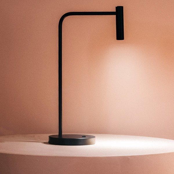 Černá stolní lampa SULION Alexia, výška 50,3 cm-image-1