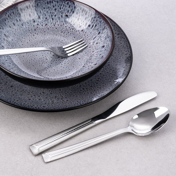 Nerezový příbor 24 ks ve stříbrné barvě Bright – Orion-image-1