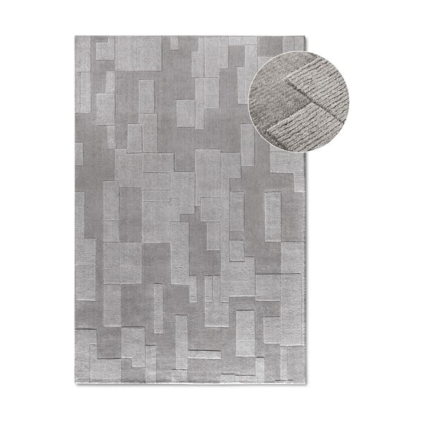 Šedý ručně tkaný vlněný koberec 160x230 cm Wilhelmine – Villeroy&Boch