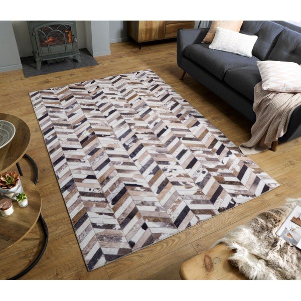 Hnědý koberec Flair Rugs Jesse, 160 x 230 cm-image-4