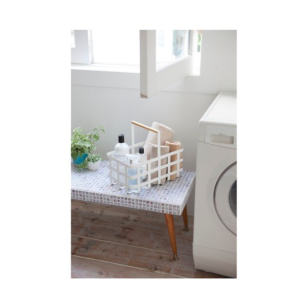 Bílý úložný košík YAMAZAKI Tosca-image-2