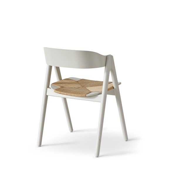 Béžová jídelní židle z bukového dřeva s ratanovým sedákem Findahl by Hammel Mette-image-3