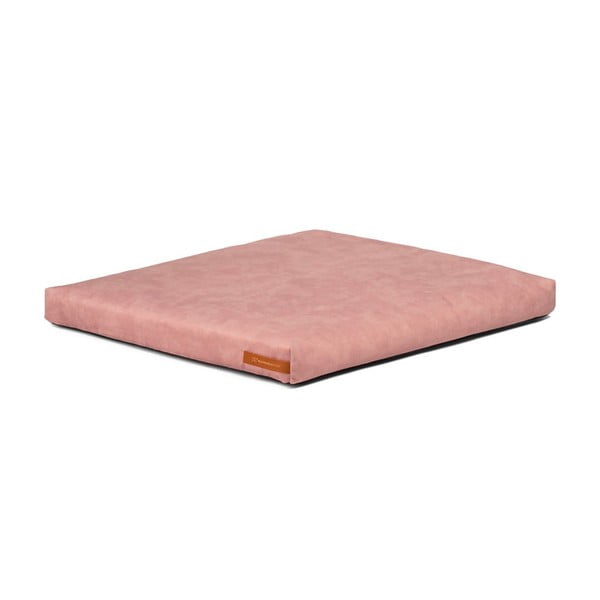 Růžová matrace pro psa z Eko kůže 90x110 cm SoftPET Eco XXL – Rexproduct