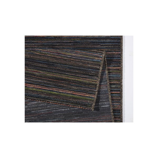 Tmavě hnědý koberec vhodný i na ven Lotus, 80 x 240 cm-image-2