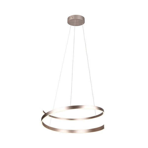 Šedé LED závěsné svítidlo s hlasovým ovládáním/s ovládáním pomocí mobilní aplikace s kovovým stínidlem ø 75 cm Cinardi – CINQUE-image-2