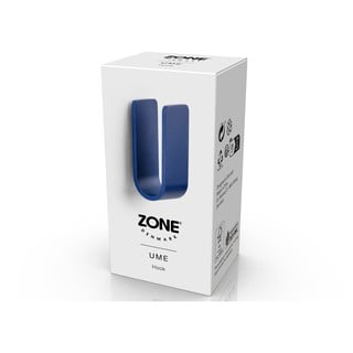 Modrý nástěnný kovový háček Ume – Zone