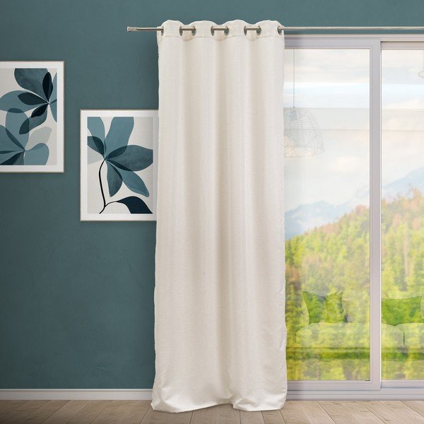 Béžový/ve zlaté barvě závěs z žakáru 140x260 cm Lluvia – Casa Selección-image-1