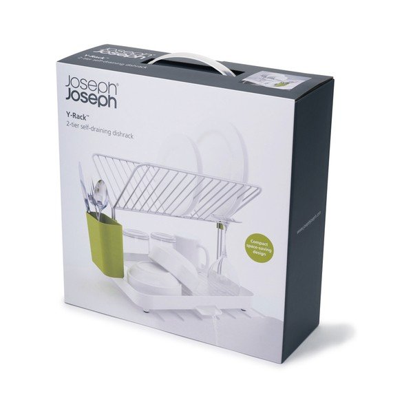 Zeleno-bílý odkapávač na nádobí Joseph Joseph Y-Rack-image-1