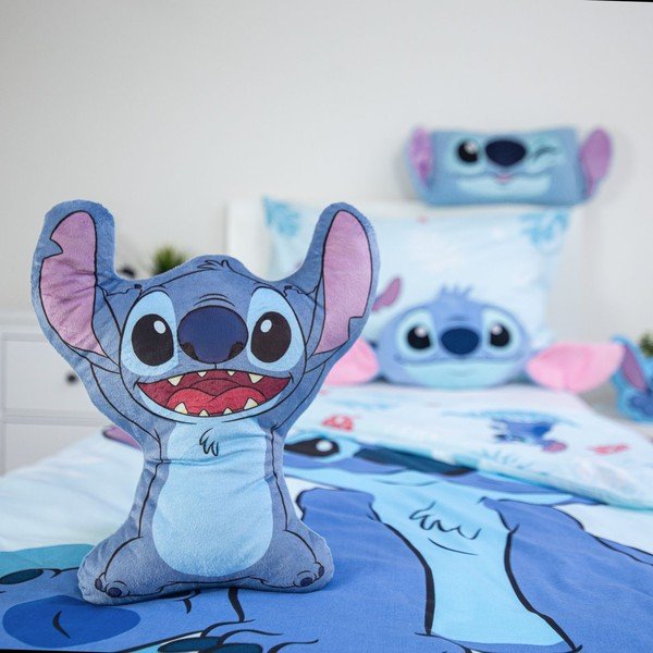 Fleecový dětský polštářek 30x35 cm Lilo and Stitch – Jerry Fabrics-image-1