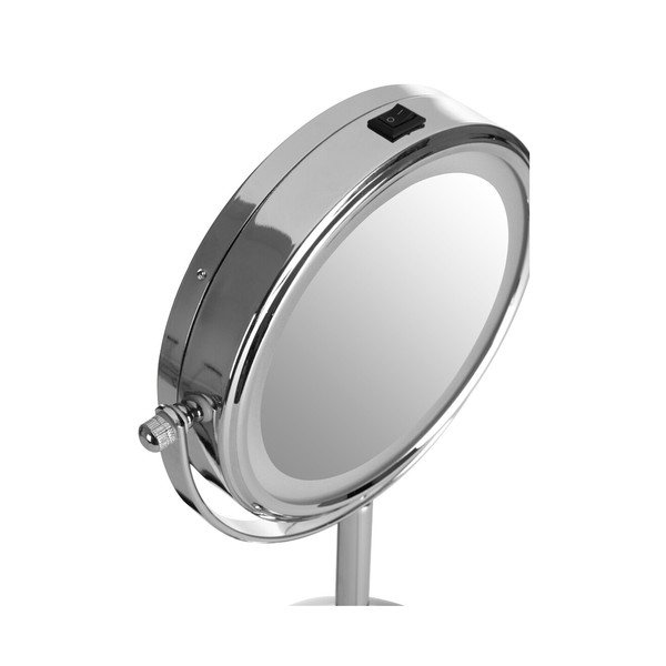 Kosmetické zrcadlo s osvětlením/zvětšovací (zvětšení 2x) ø 15 cm Cassini – Premier Housewares-image-4