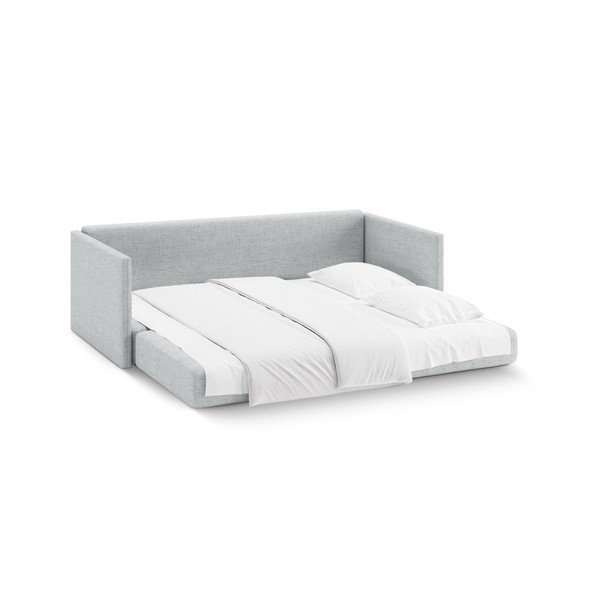 Světle šedá žinylková rozkládací pohovka 209 cm Shannon – Cosmopolitan Design-image-3