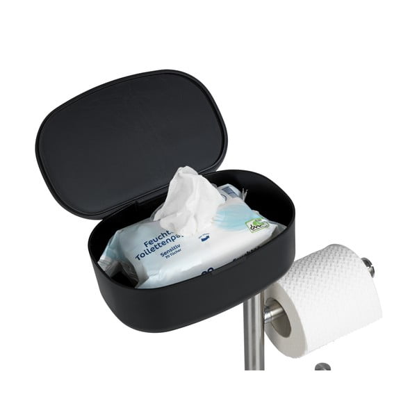 Nerezový toaletní stojan s poličkou Wenko Rivazza-image-4