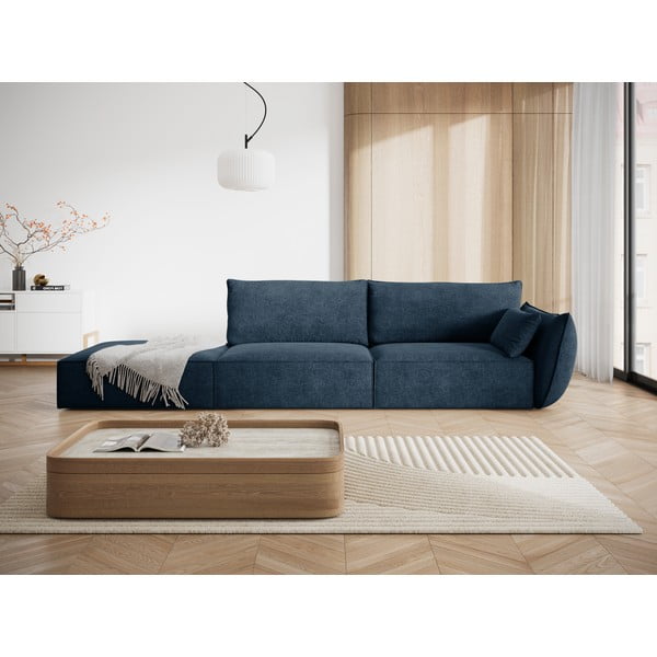 Tmavě modrá lenoška (pravý roh) Vanda – Mazzini Sofas-image-1