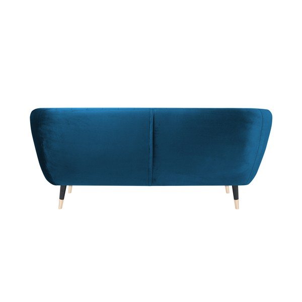 Modrá pohovka s černými nohami Mazzini Sofas Benito, 158 cm-image-4