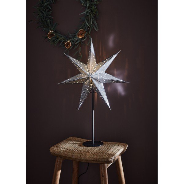 Světelná dekorace s vánočním motivem ve stříbrné barvě ø 45 cm Glitter – Markslöjd-image-1