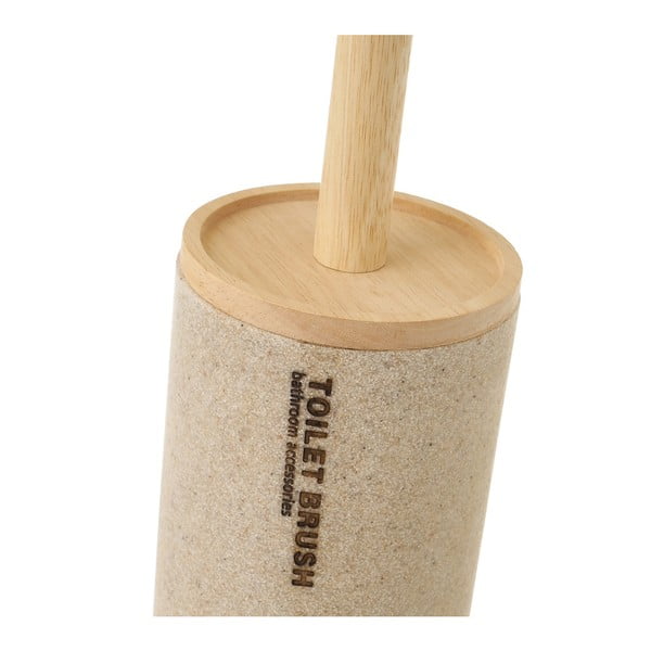 Béžová WC štětka z polyresinu – Casa Selección-image-2