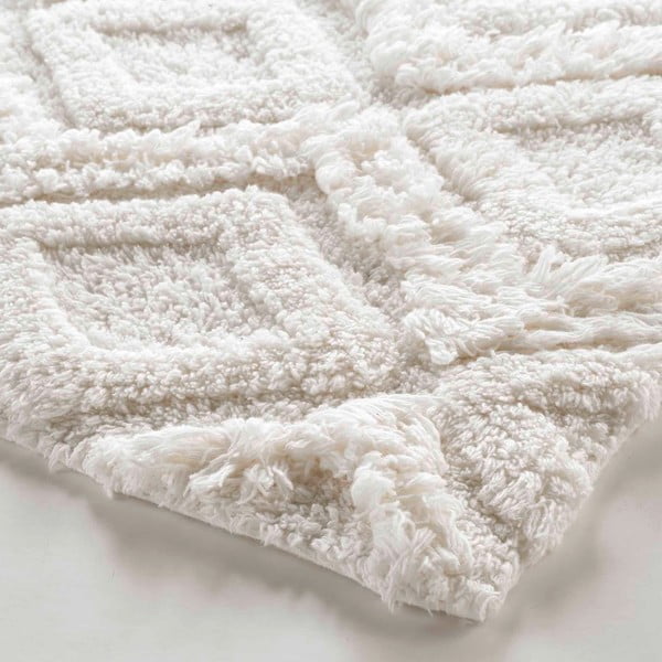 Bílá koupelnová předložka 50x80 cm Ikatis – douceur d'intérieur-image-2