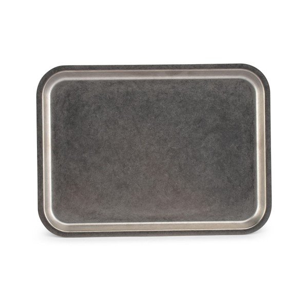 Servírovací tác z nerezové oceli 16x22 cm Serve – BonBistro-image-1