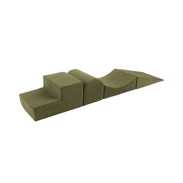 Khaki pěnové hřiště 3 ks výška 30 cm 45x193 cm – Meowbaby