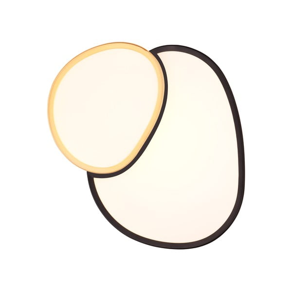 LED stropní svítidlo v černé a zlaté barvě 36x43.5 cm Rise – Trio-image-1