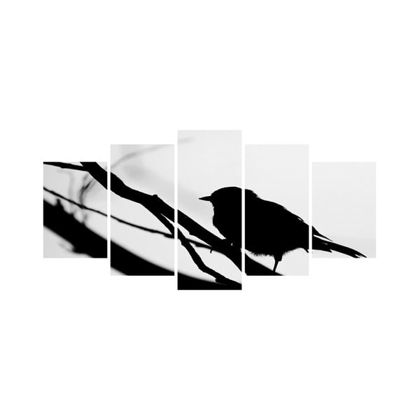 Vícedílný obraz Black&White no. 43, 100x50 cm