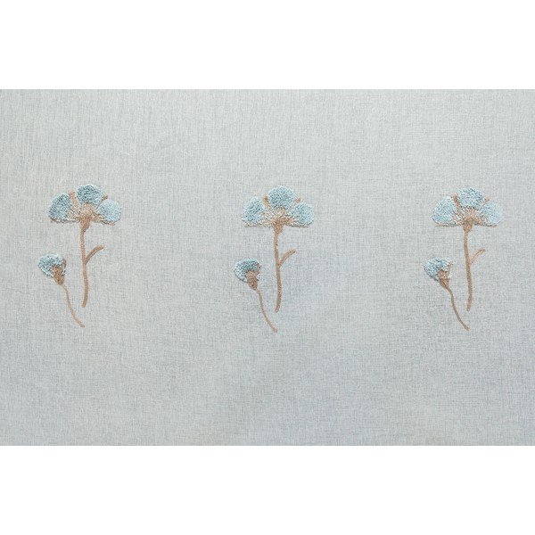 Bílo-modrá záclona 140x260 cm Elba – Mendola Fabrics-image-3