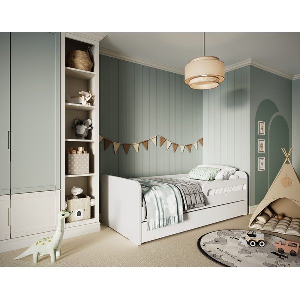 Bílá dětská postel s roštem 80x200 cm Duuli – ELTAP-image-3