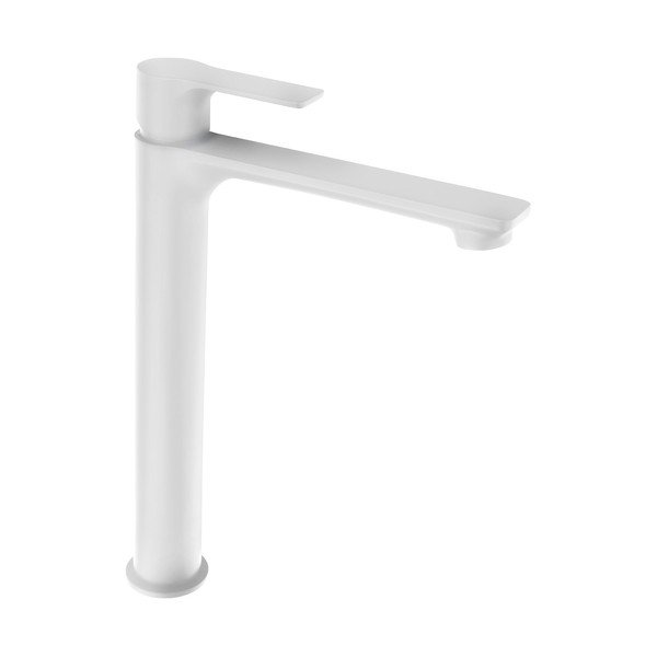 Bílá stojánková umyvadlová baterie Pax – Sapho
