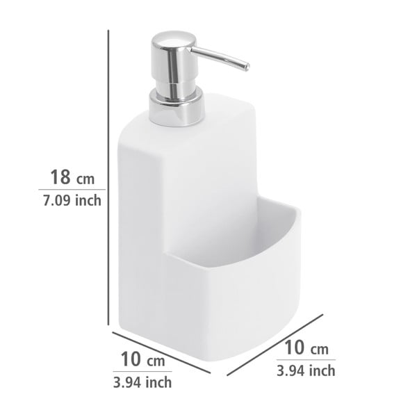 Bílý dávkovač na tekuté mýdlo Wenko Festival-image-3