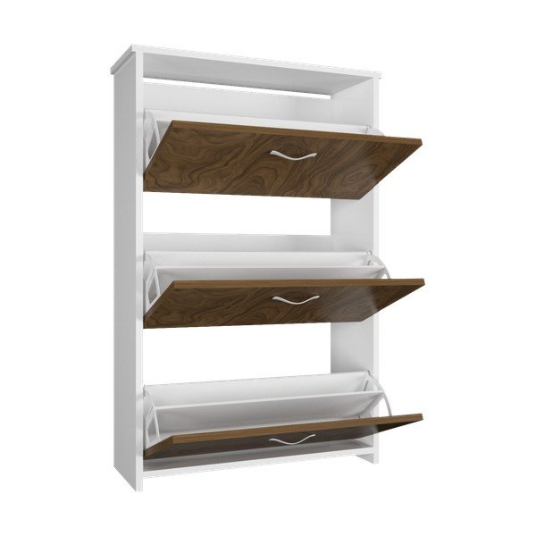 Hnědý třídvéřový botník Triplex-image-3