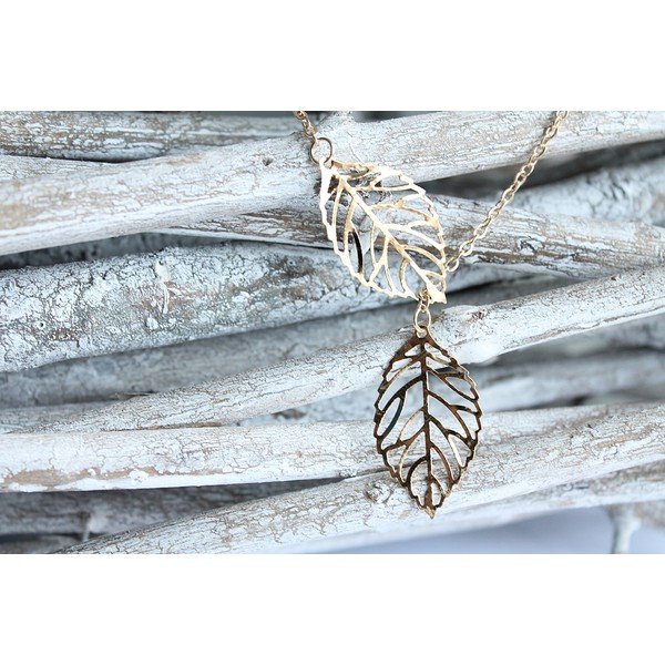 Náhrdelník Golden Leaf-image-1